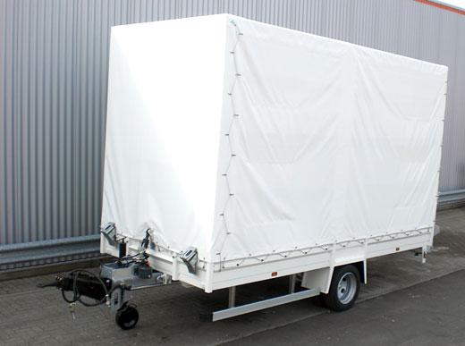 6000HG Remorque à un essieu, avec roues jumelés, pour le transport de machines de marquage de taille moyenne comme par exemple une H18/RM3D ou un fondoir