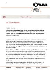 Andrej Afanassjew Die ersten in Sibirien Priorität – Sicherheit