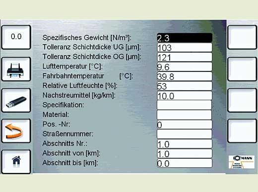 MALCON4 Ein Drucker kann während oder nach Beendigung des Markierungsvorganges angeschlossen werden, um die Daten über einen Ausdruck zu dokumentieren