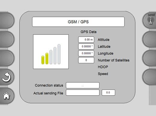 MALCON4 Datenexport ist über PDA, USB Stick oder GPS/GSM Modul möglich, um z. B. Markierungs- und Schichtdickennachweise zu erstellen