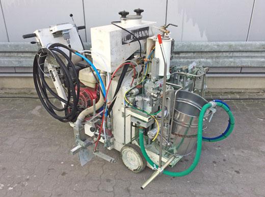 Angebot 4440133: H9-1 Airless 2-comp. M98:2 HOFMANN Straßenmarkierungsmaschine für spritzbare 2K Kaltplastiken und Kaltfarben
